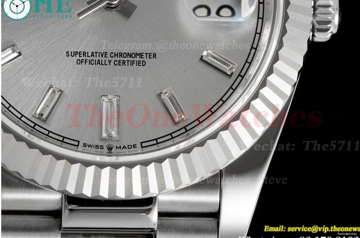 40mm Silver Stk DayDate EWF A2836 SS SS 0218